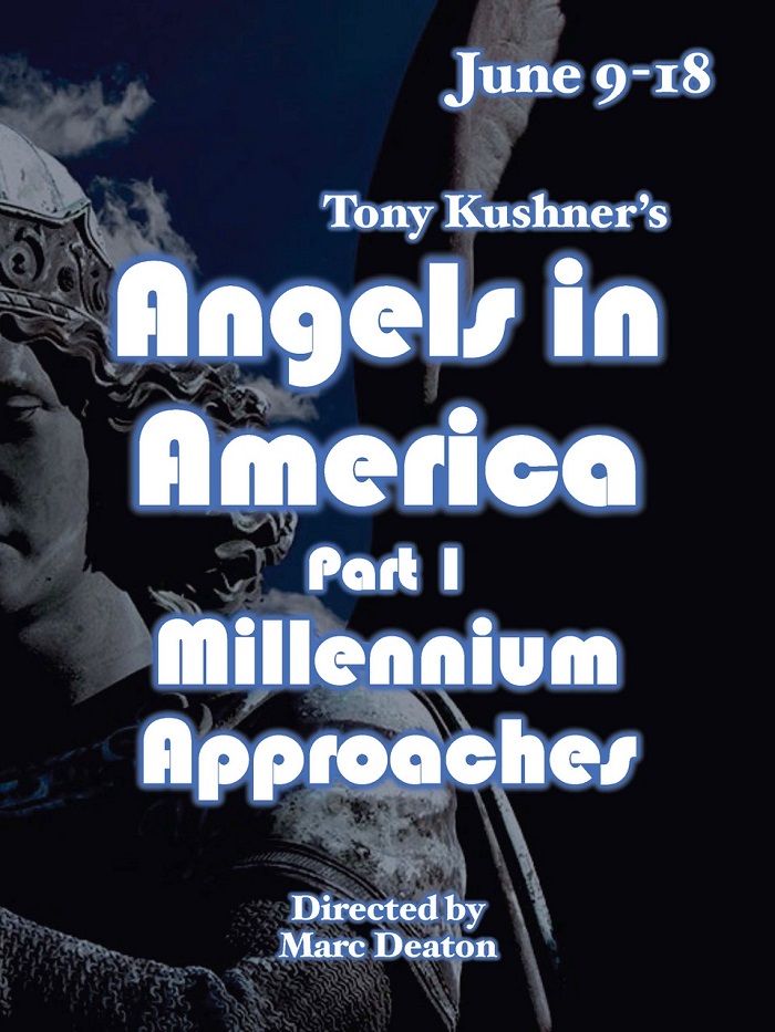 Poster for the Madison Lyric Stage production of Millennium Approaches
